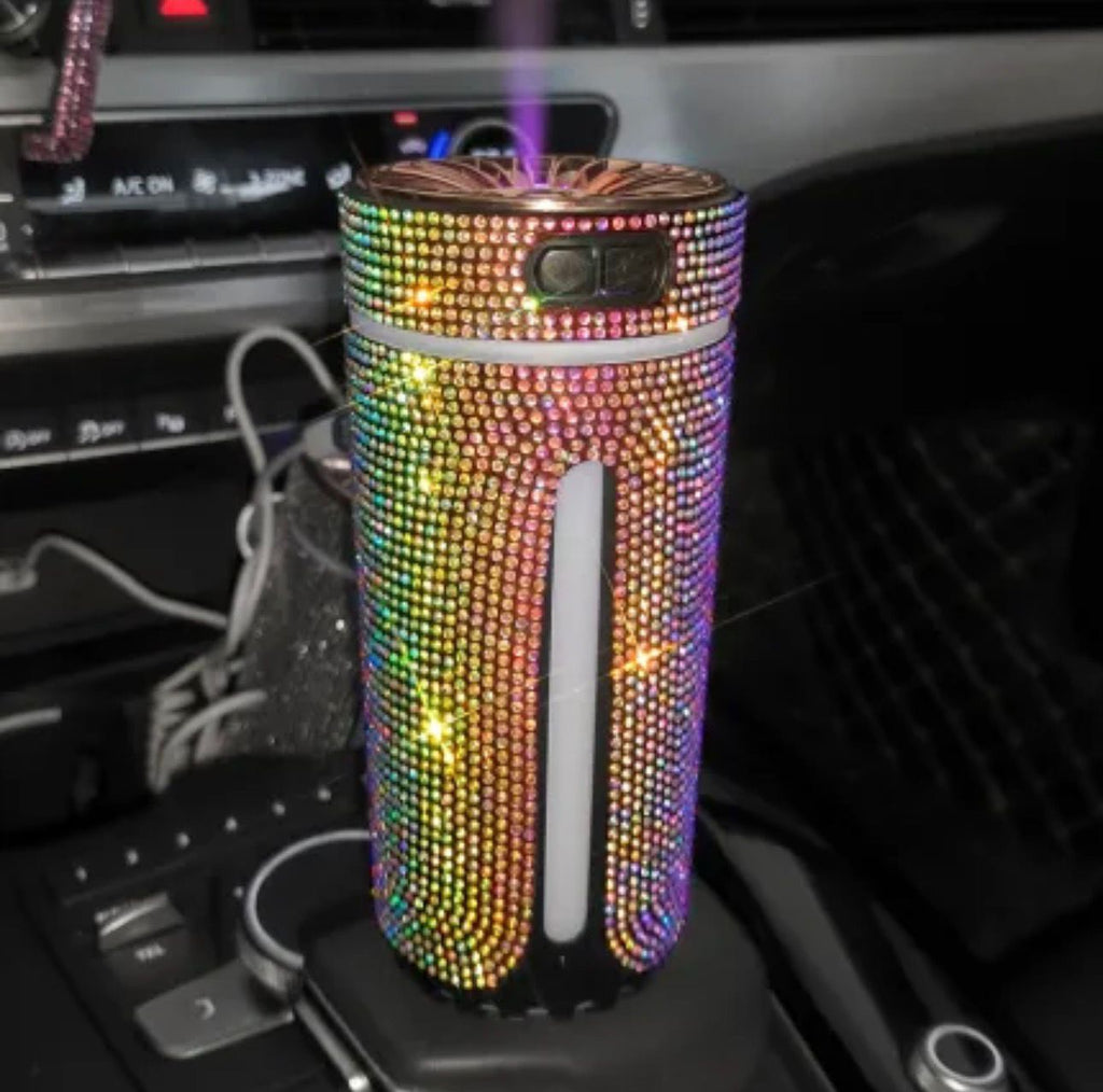 Umidificator Auto Diamond RGB – Aromaterapie Premium cu LED Ambient