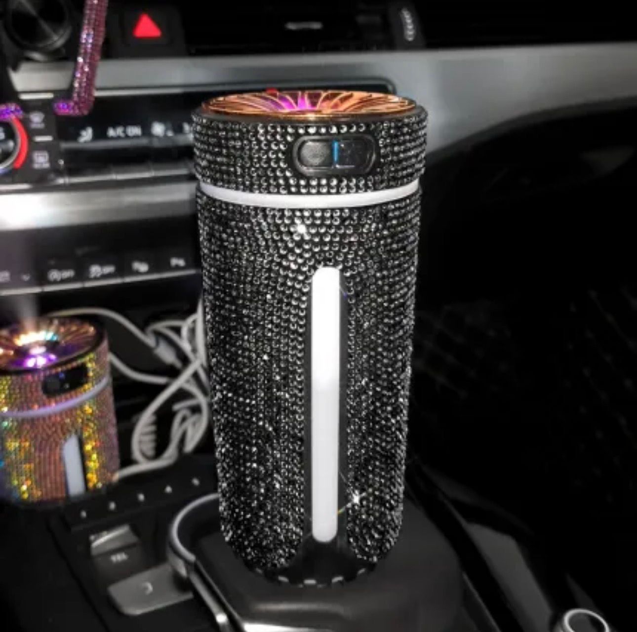 Umidificator Auto Diamond RGB – Aromaterapie Premium cu LED Ambient