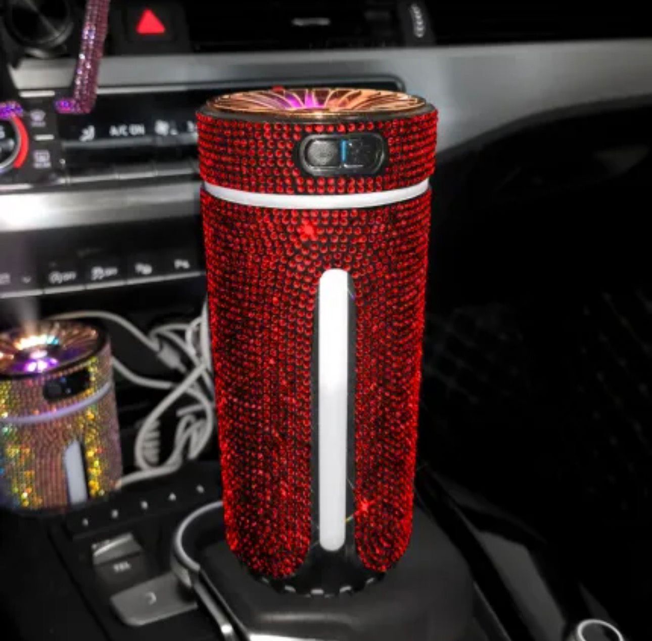 Umidificator Auto Diamond RGB – Aromaterapie Premium cu LED Ambient