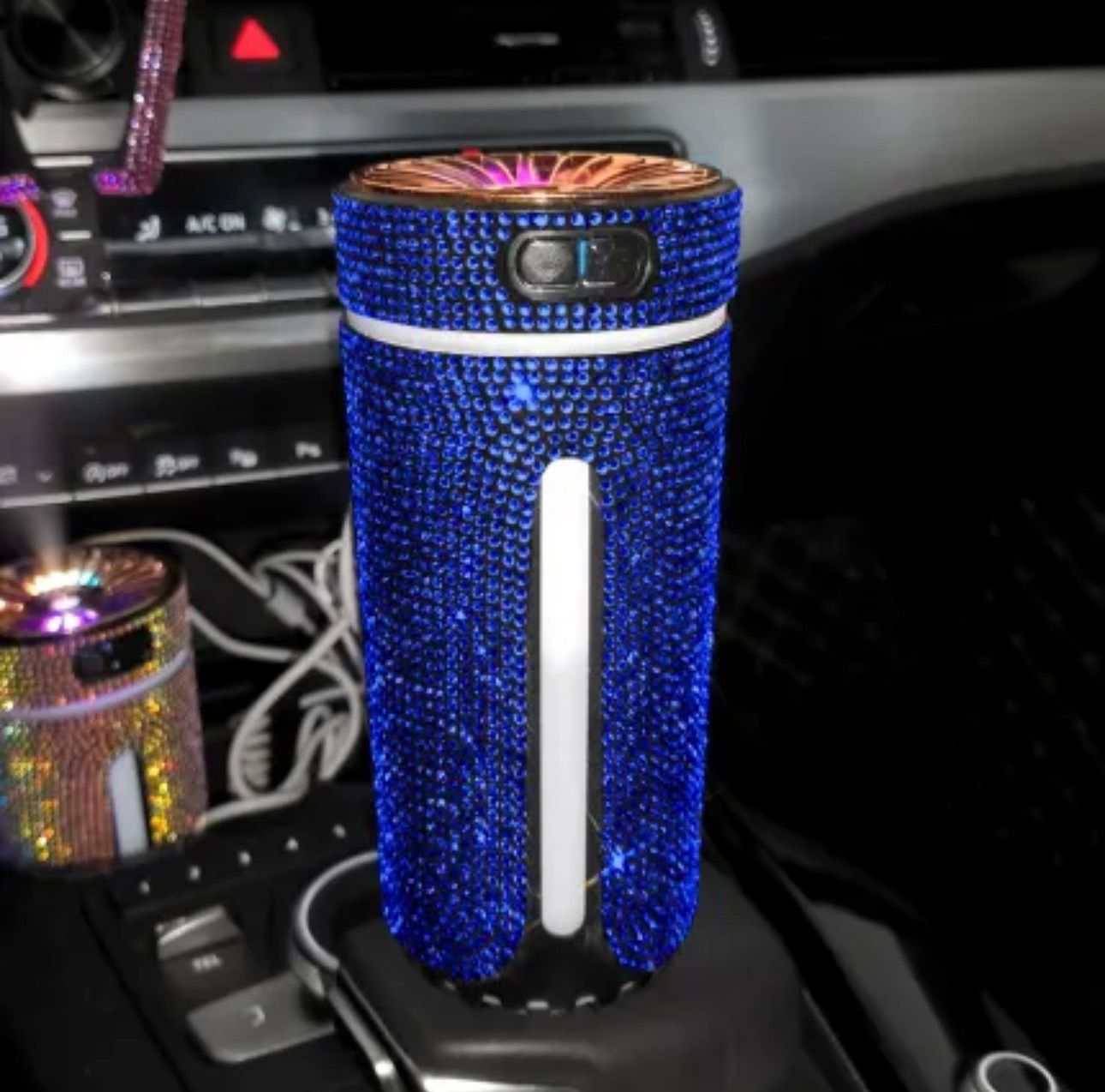 Umidificator Auto Diamond RGB – Aromaterapie Premium cu LED Ambient