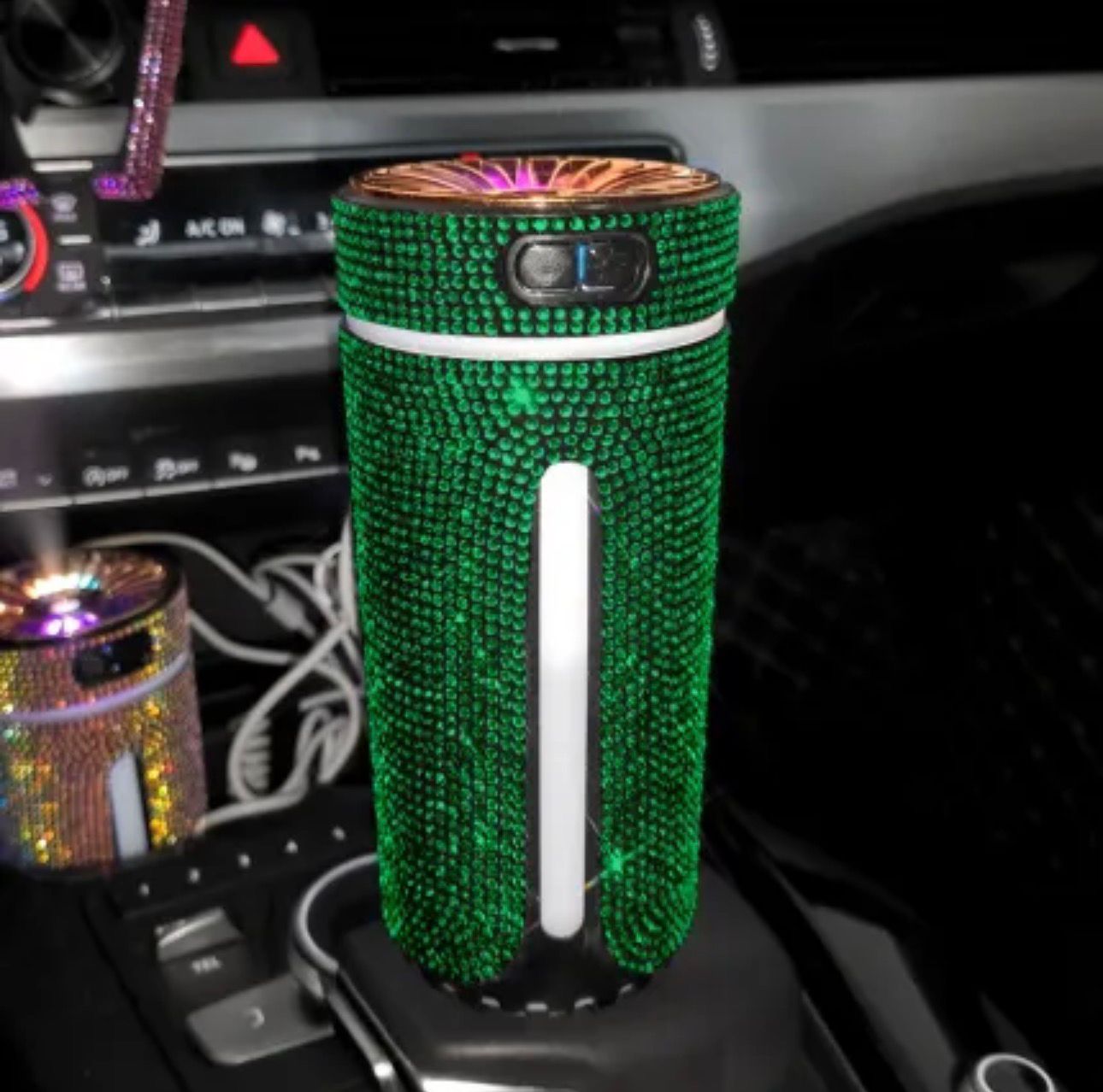 Umidificator Auto Diamond RGB – Aromaterapie Premium cu LED Ambient
