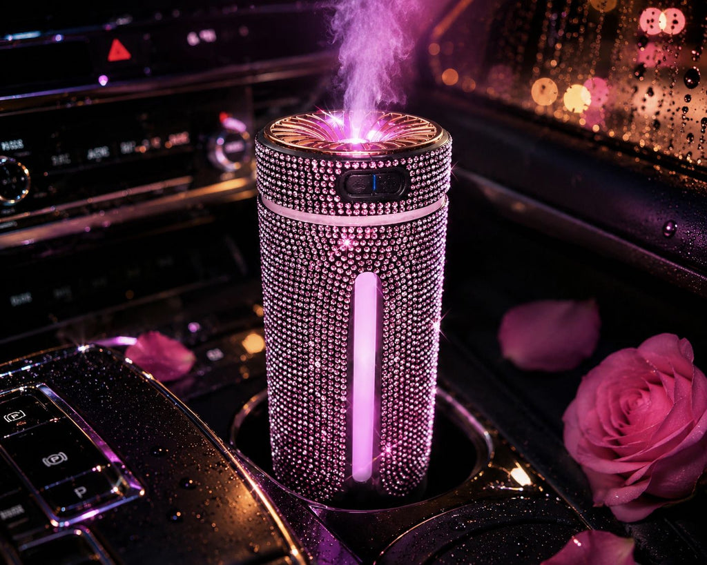 Umidificator Auto Diamond RGB – Aromaterapie Premium cu LED Ambient