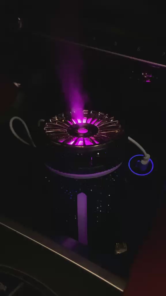 Umidificator Auto Diamond RGB – Aromaterapie Premium cu LED Ambient
